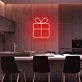 Christmas Gift Box Neon Sign