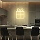 Christmas Gift Box Neon Sign