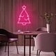 Christmas Green Tree With Star Christmas Neon Sign