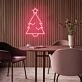 Christmas Green Tree With Star Christmas Neon Sign