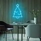 Christmas Green Tree With Star Christmas Neon Sign