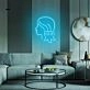 Combing Hair Girl Neon Sign
