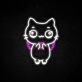 Cute Kitty V2 Neon Sign