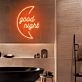 Good Night Moon Neon Sign