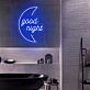 Good Night Moon Neon Sign