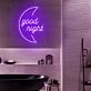 Good Night Moon Neon Sign