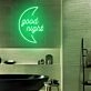 Good Night Moon Neon Sign