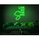 Live By The Sun LED Neon Sign