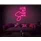 Live By The Sun LED Neon Sign