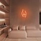 Mini Artistic Buttocks Neon Sign