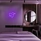 Mini Heart With Arrow Neon Sign