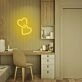 Mini Hearts Lock Neon Sign