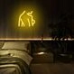 Mini Lady Body Back Neon Sign