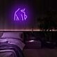 Mini Lady Body Back Neon Sign