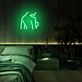 Mini Lady Body Back Neon Sign