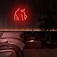 Mini Lady Body Back Neon Sign