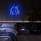 Mini Lady Body Back Neon Sign
