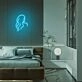 Mini Long Hair Lady Neon Sign MNC41330