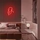 Mini Long Hair Lady Neon Sign MNC41330