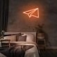 Mini Paper Plane Neon Sign