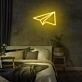 Mini Paper Plane Neon Sign