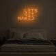LET'S GET NAKED" LED Neon Sign