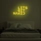 LET'S GET NAKED" LED Neon Sign
