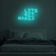 LET'S GET NAKED" LED Neon Sign