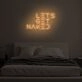 LET'S GET NAKED" LED Neon Sign