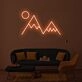 Mountain Peaks Neon Sign