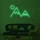Mountain Peaks Neon Sign