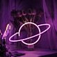 Planet Neon Sign