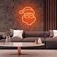 Santa Claus Christmas Neon Sign