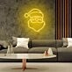 Santa Claus Christmas Neon Sign