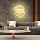 Santa Claus Christmas Neon Sign