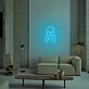 Skull X Bone Halloween Neon Sign