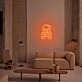 Skull X Bone Halloween Neon Sign