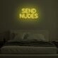 "SEND NUDES" LED Neon Sign