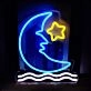 Stars And Moon Neon Sign