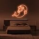The Happy Dolphin Neon Sign