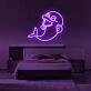 The Happy Dolphin Neon Sign