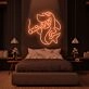 The Smoking Shark Neon Sign
