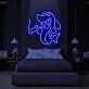 The Smoking Shark Neon Sign
