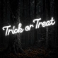 Trick Or Treat Halloween Neon Sign