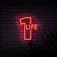 1 Life Neon Sign