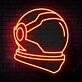 Astronaut Helmet Neon Sign