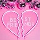 Best Friend Heart Neon Sign