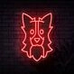 Border Collie Neon Sign