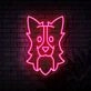 Border Collie Neon Sign