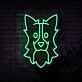 Border Collie Neon Sign